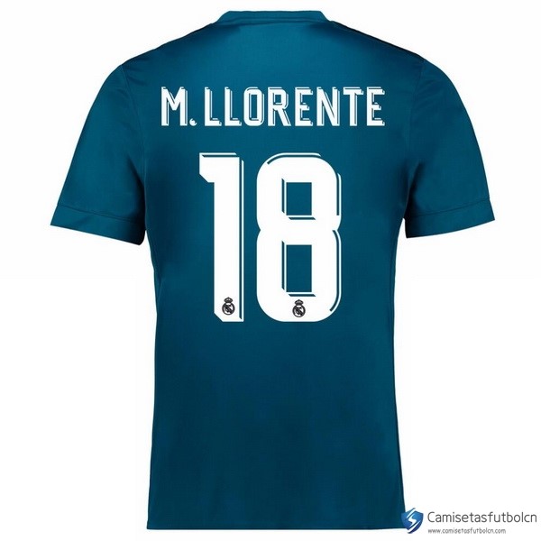 Camiseta Real Madrid Tercera equipo M.Llorente 2017-18